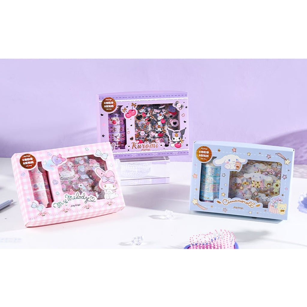 Sanrio Characters Sticker Tape Gift Box