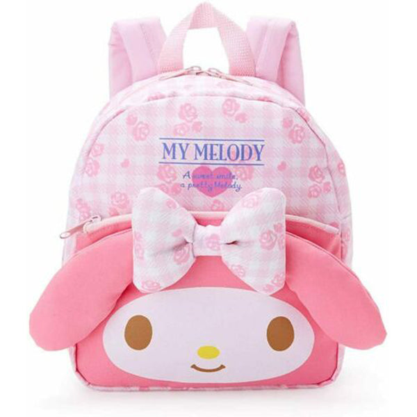 Sanrio My Melody Face Rose Pink Backpack