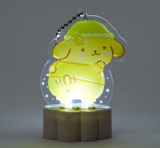 Sanrio Pompompurin Acrylic Keychain & Shining Stand