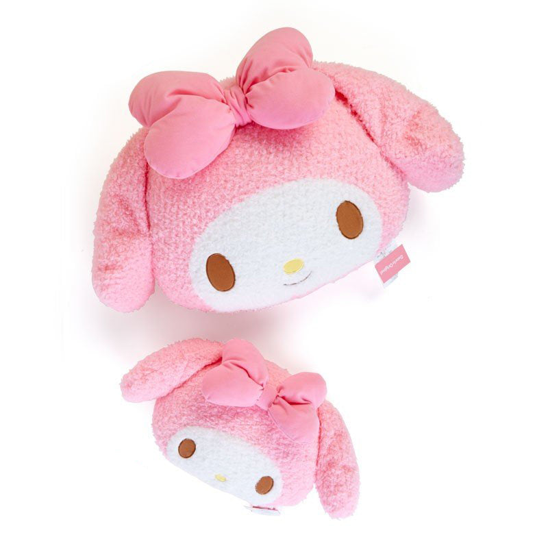 Two SANRIO My Melody face cushions
