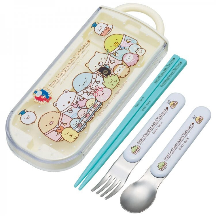 Skater Sumikko Gurashi Children Cutlery 3 Pieces Set