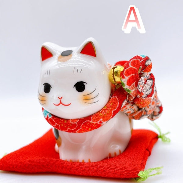 Yakushigama Japanese Lucky Fortune Lucky Cat Series